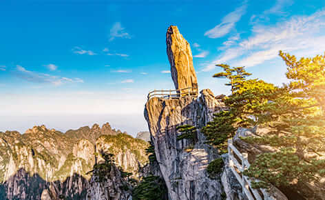 漫步安徽賞黃山四絕．如詩如畫奇景